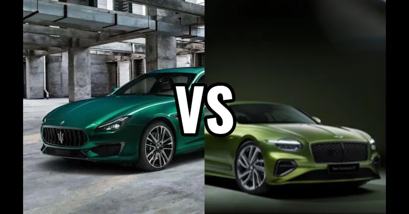 Bentley Continental GT vs. Maserati Quattroporte