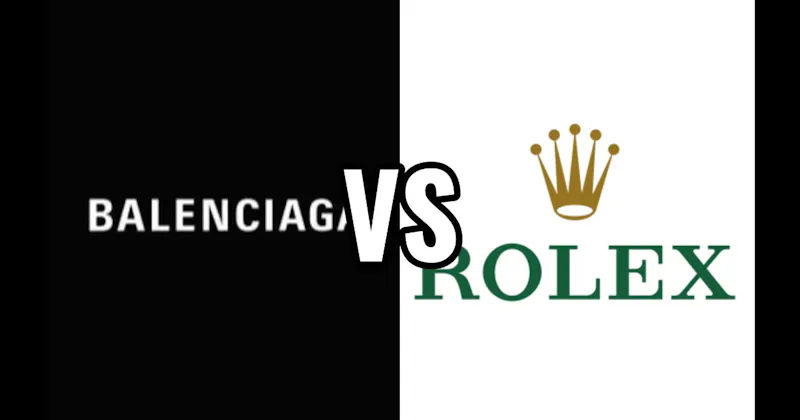 Balenciaga vs. Rolex