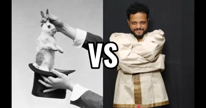 Escape a Straitjacket vs. Rabbit in a Hat