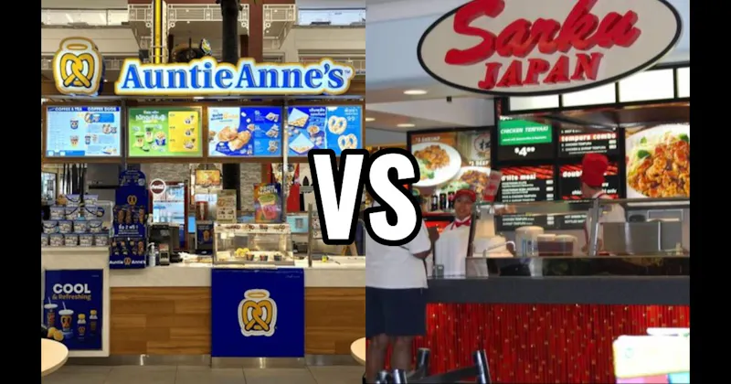 AUNTIE ANNE’S vs. Sarku Japan