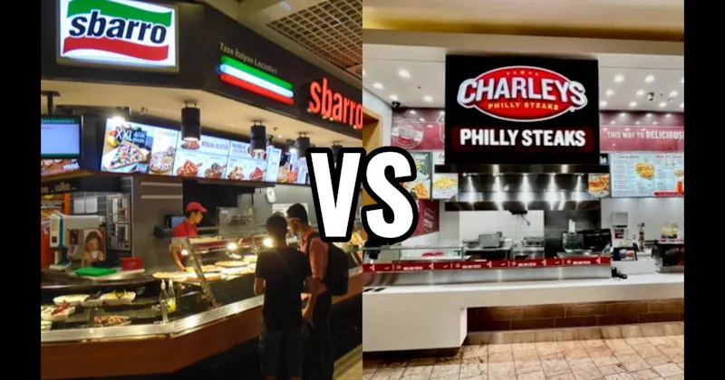 Charleys Cheesesteaks vs. Sbarro