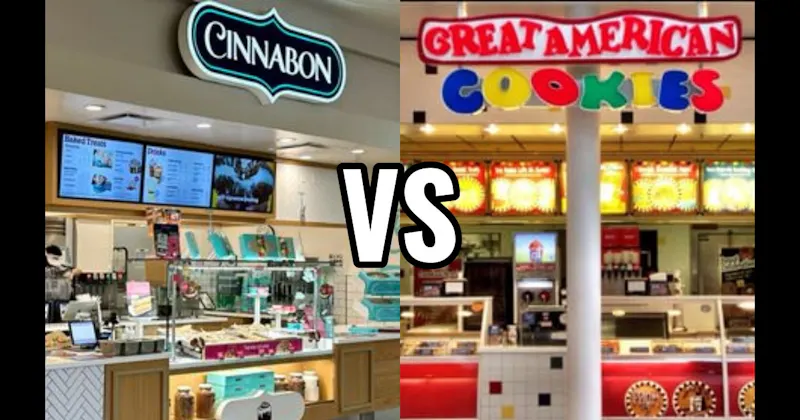 Cinnabon vs. Great American Cookies