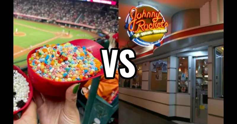 Dippin’ Dots vs. Johnny Rockets