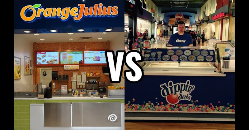 Dippin’ Dots vs. Orange Julius