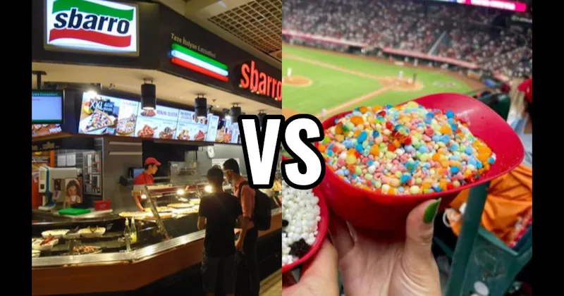 Dippin’ Dots vs. Sbarro
