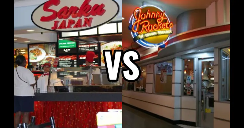 Johnny Rockets vs. Sarku Japan