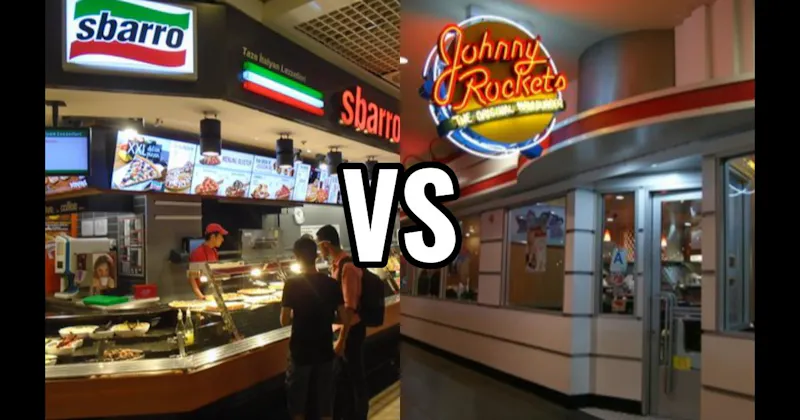 Johnny Rockets vs. Sbarro