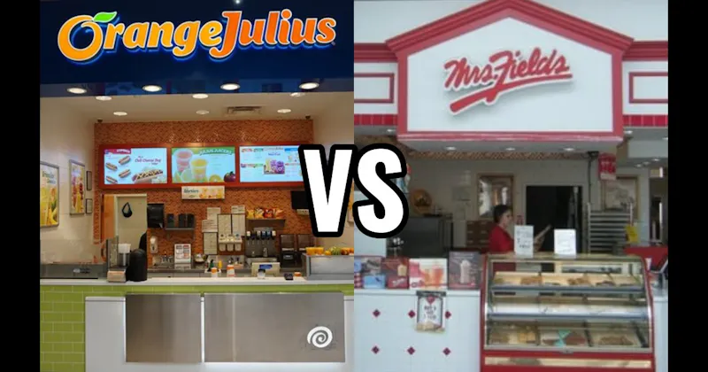 Mrs. Fields vs. Orange Julius