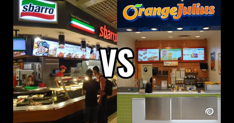Orange Julius vs. Sbarro