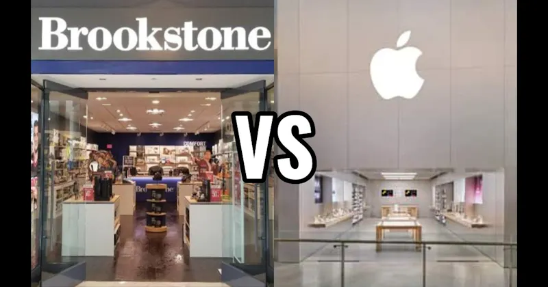 Brookstone vs. The Apple Store