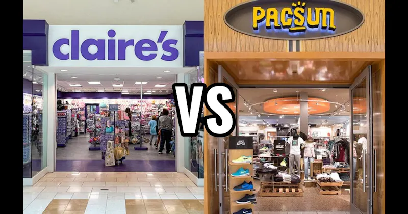 Claire’s vs. PacSun