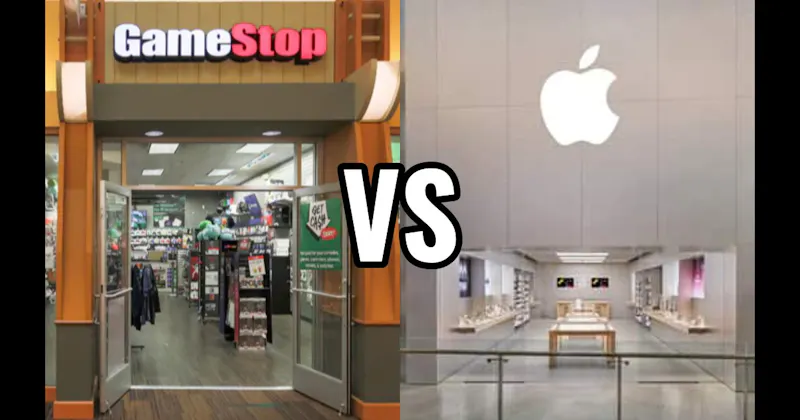 GameStop vs. The Apple Store