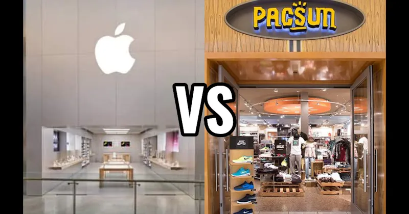 PacSun vs. The Apple Store