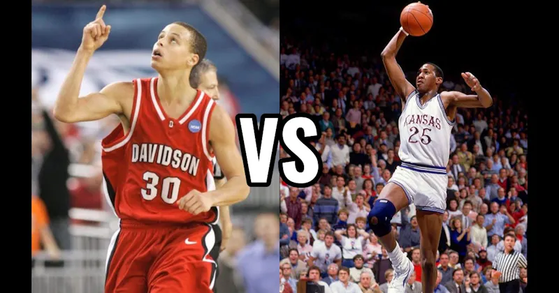 Danny Manning vs. Stephen Curry