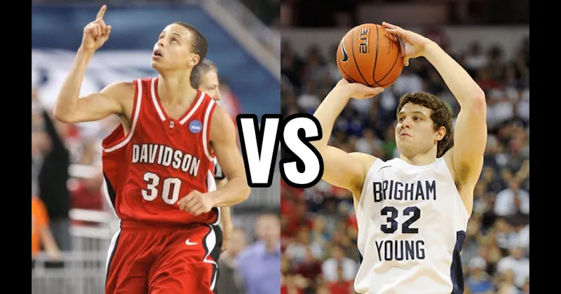 Jimmer Fredette vs. Stephen Curry