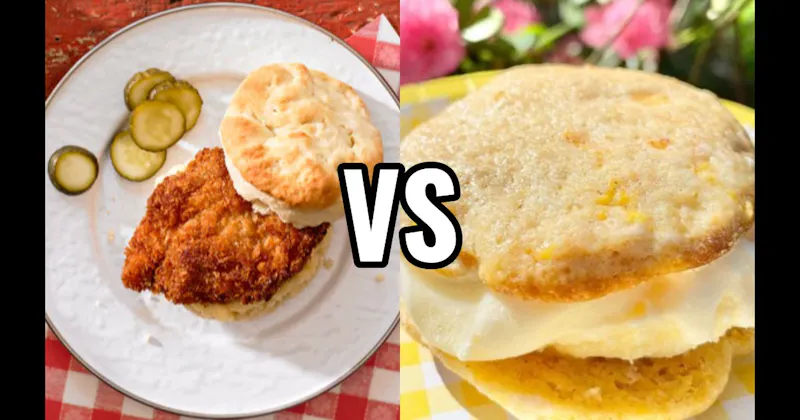 Chicken Biscuit vs. Georgia Peach Ice Cream Sandwich