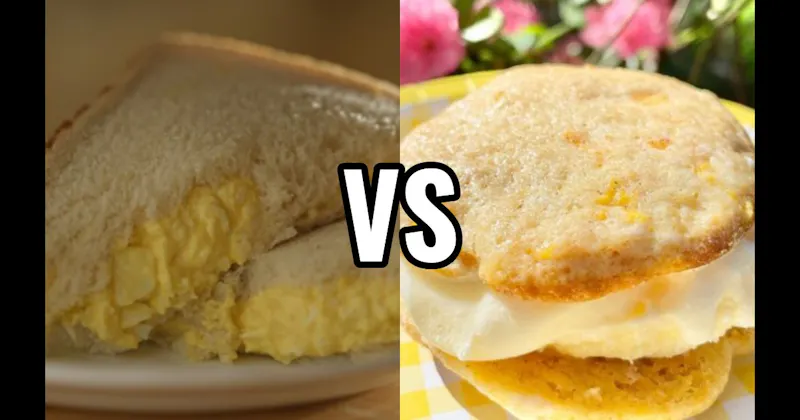 Egg Salad Sandwich vs. Georgia Peach Ice Cream Sandwich