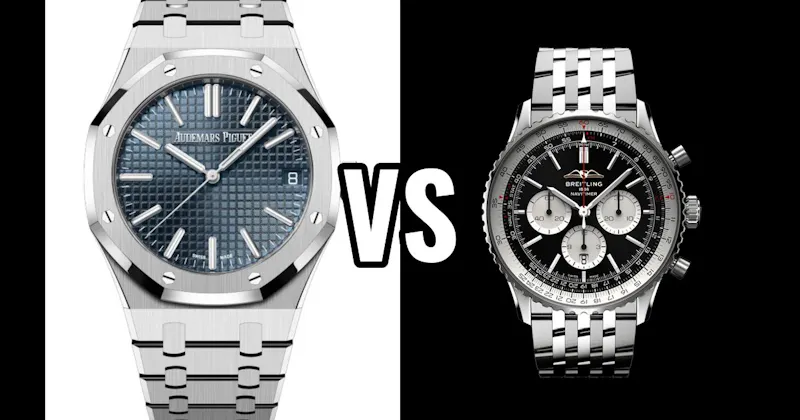 Audemars Piguet Royal Oak (M) vs. Breitling Navitimer