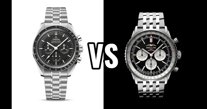 Breitling Navitimer vs. Omega Speedmaster Professional “Moonwatch”