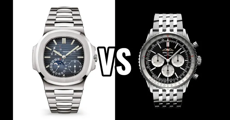 Breitling Navitimer vs. Patek Philippe Nautilus