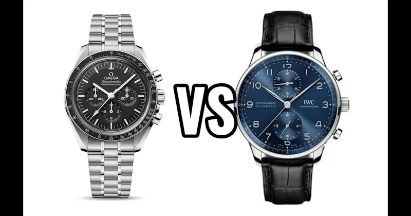IWC Portugieser vs. Omega Speedmaster Professional “Moonwatch”