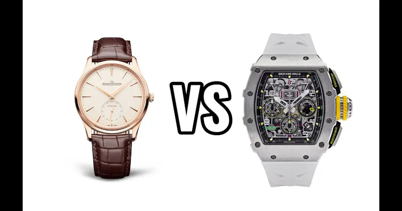 Jaeger-LeCoultre Master Ultra Thin vs. Richard Mille RM 11