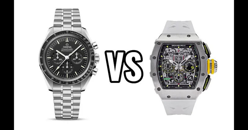 Omega Speedmaster Professional “Moonwatch” vs. Richard Mille RM 11