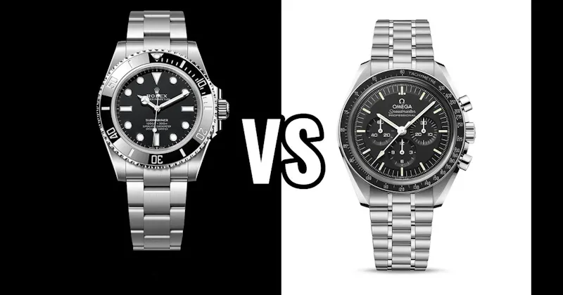 Omega Speedmaster Professional “Moonwatch” vs. Rolex Submariner
