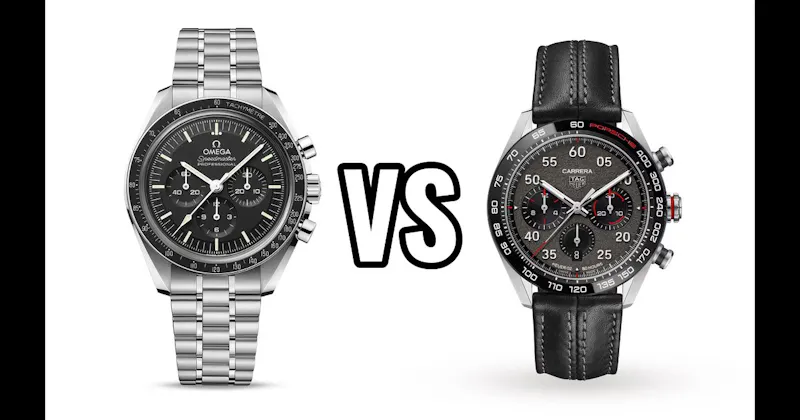 Omega Speedmaster Professional “Moonwatch” vs. Tag Heuer Carrera