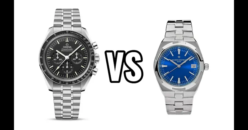 Omega Speedmaster Professional “Moonwatch” vs. Vacheron Constantin Overseas