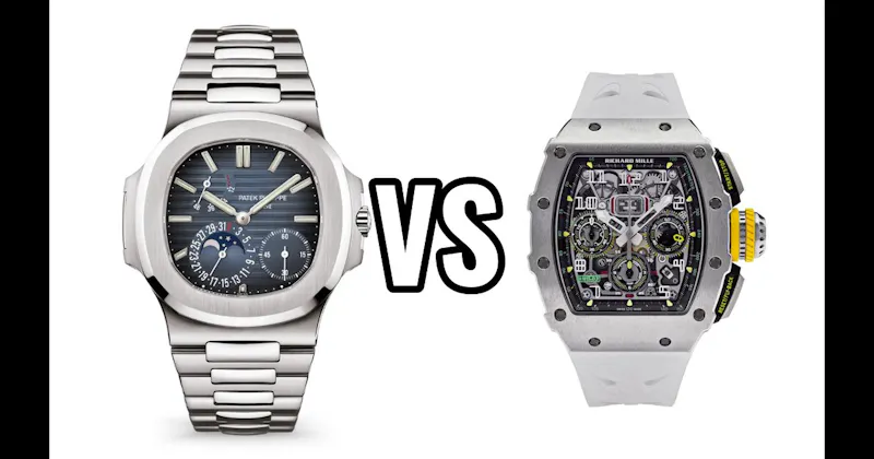 Patek Philippe Nautilus vs. Richard Mille RM 11