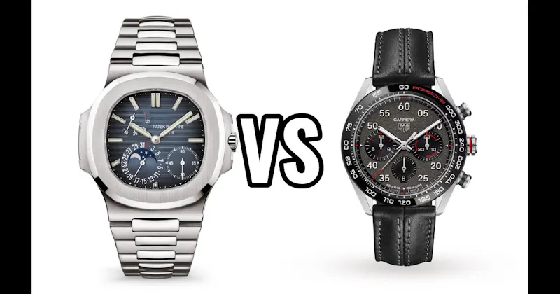 Patek Philippe Nautilus vs. Tag Heuer Carrera