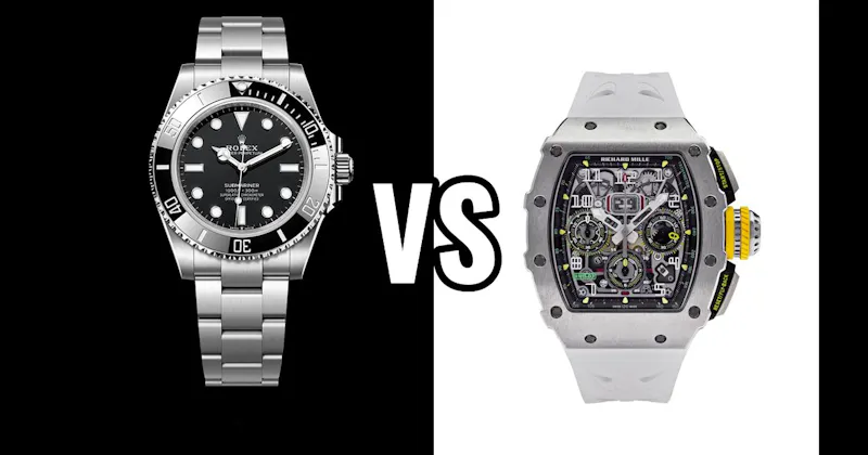 Richard Mille RM 11 vs. Rolex Submariner