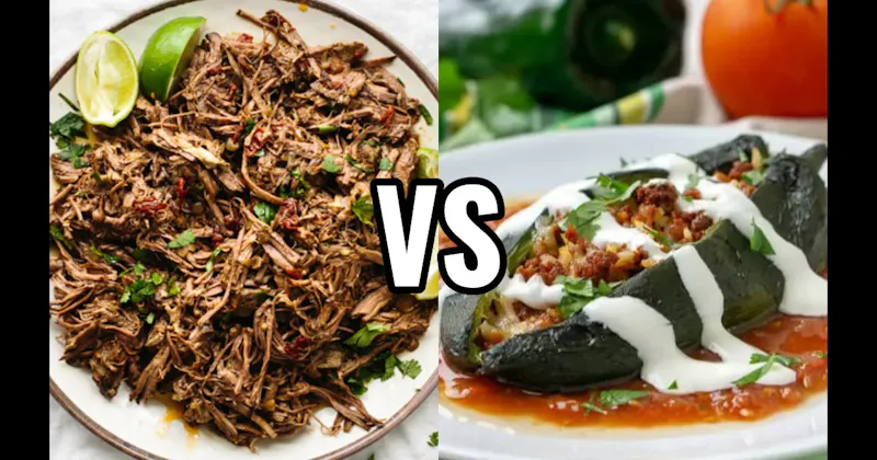 Barbacoa vs. Chiles Rellenos