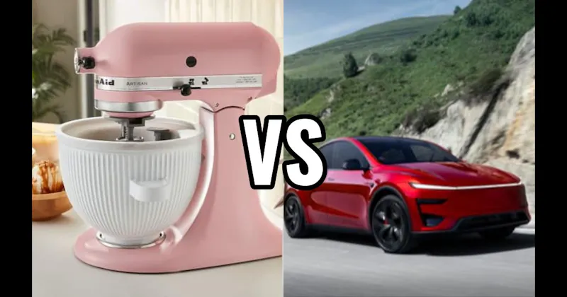 KITCHENAID STAND MIXER vs. TESLA MODEL Y