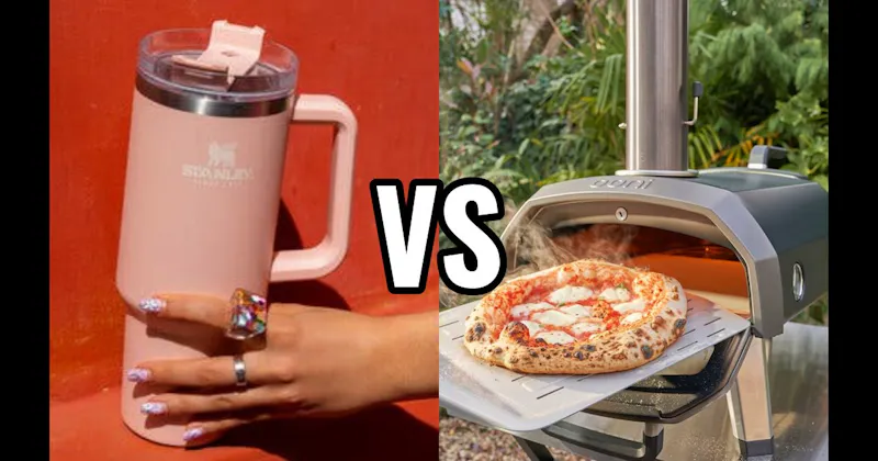 OONI PIZZA OVEN vs. STANLEY TUMBLER