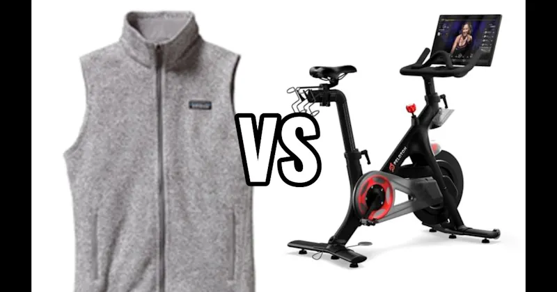PATAGONIA VEST vs. PELOTON BIKE