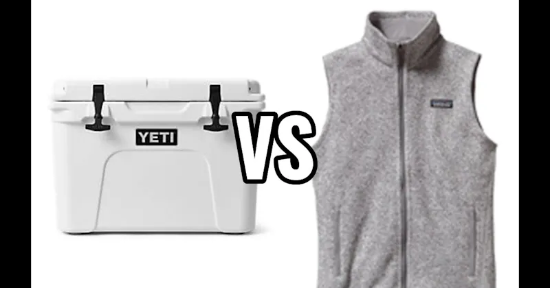 PATAGONIA VEST vs. YETI COOLER