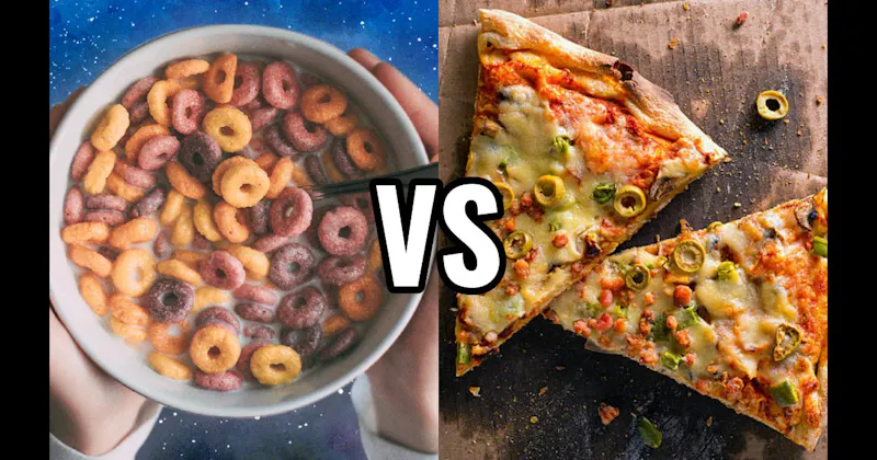 Cereal vs. Cold Pizza