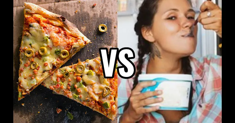 Cold Pizza vs. Ice Cream Straight From the Carton