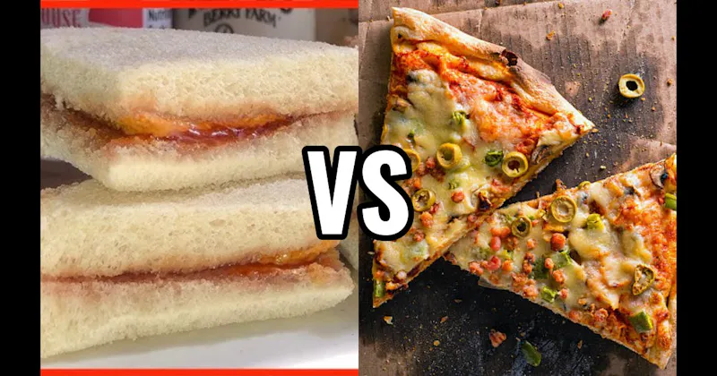 Cold Pizza vs. PB&J Sandwich