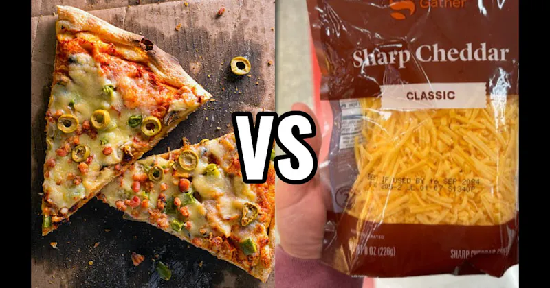 Cold Pizza vs. Shredded Cheese Straight From the Bag