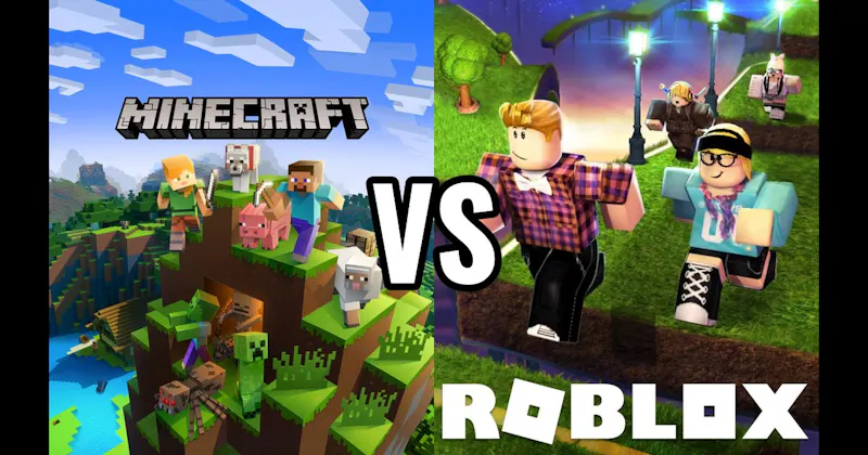 Minecraft Pocket Edition vs. Roblox