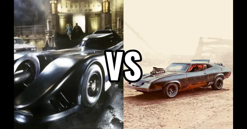 Batmobile (Batman) vs. Mad Max Interceptor