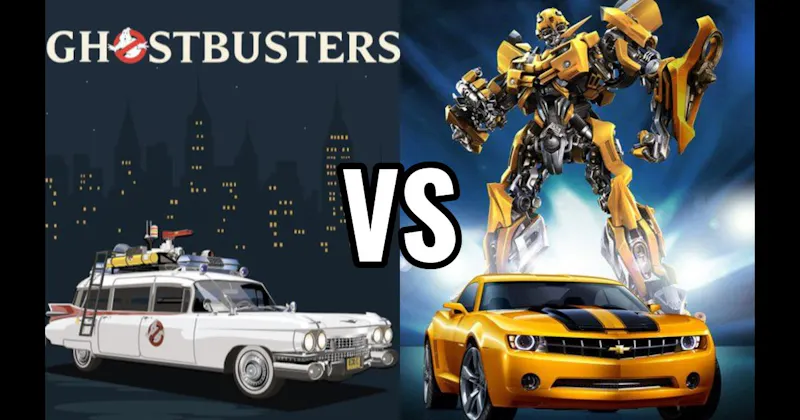Bumblebee Camaro vs. Ecto-1 (Ghostbusters)