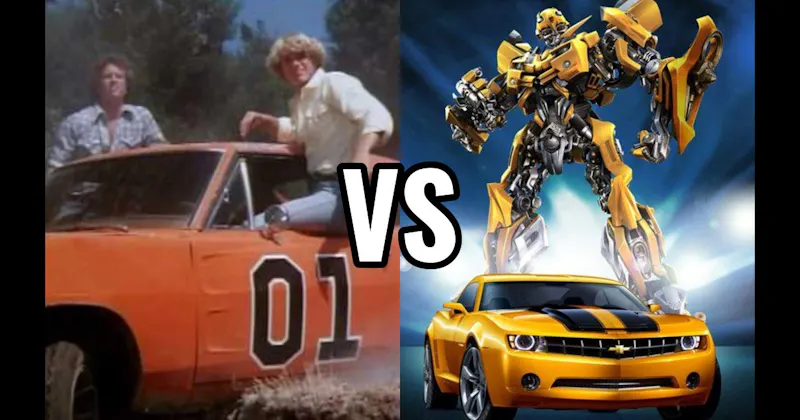 Bumblebee Camaro vs. General Lee