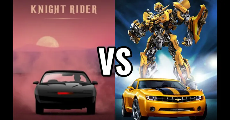 Bumblebee Camaro vs. K.I.T.T. (Knight Rider)