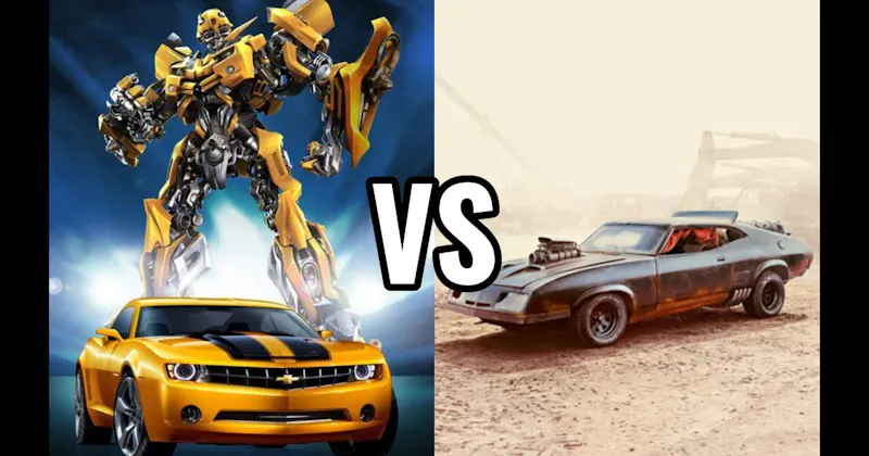 Bumblebee Camaro vs. Mad Max Interceptor