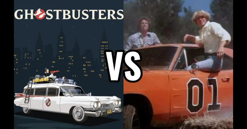 Ecto-1 (Ghostbusters) vs. General Lee