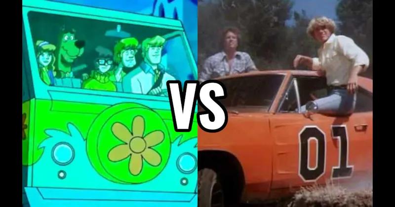 General Lee vs. Mystery Machine (Scooby-Doo)